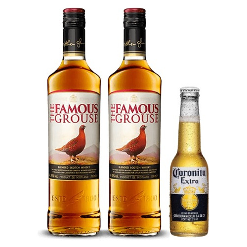 Whisky Escoses X2 The Famous Grouse - mL a $228