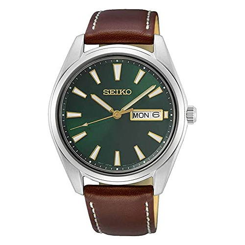 Seiko Hombres De Acero Inoxidable Esencial Dial Xjyxm