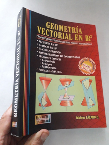 Imagen 1 de 10 de Libro De Geometria Analitica Vectorial En R2 Lazaro