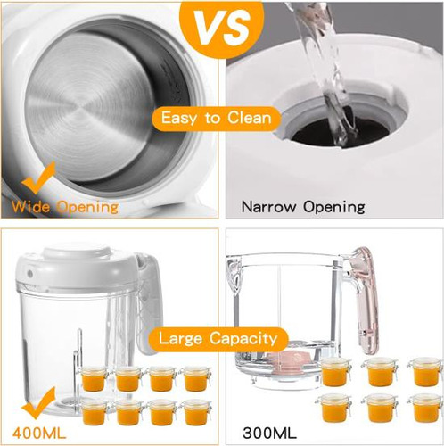 Amzbabychef Máquina Para Hacer Puré De Bebé, Procesador De A