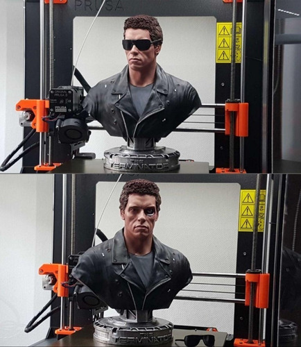 Terminator 1 Busto  - Archivo Stl Para Impresion 3d