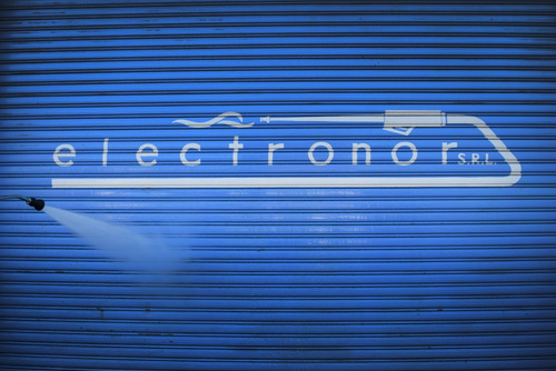 Imagen 6 de 7 de Lustradora Lavadora Pisos Industrial 400 1hp Con 2 Cepillos