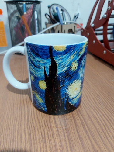 Imagen 3 de 3 de Taza La Noche Estrellada De Vincent Van Gogh