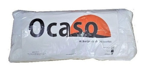 Imagen 1 de 2 de Almohada Marca Latinflex Modelo Ocaso King 100x50cm Blanco