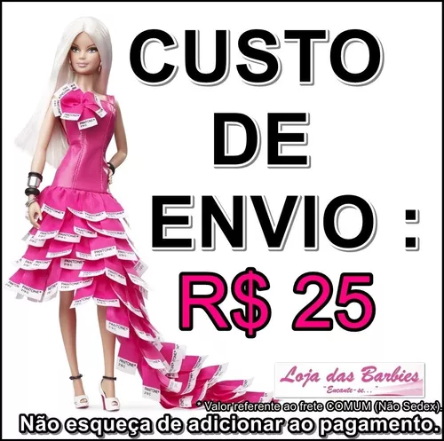 Roupas: 10 Roupas P/ Barbie + 10 Pares De Sapatos Pés Reto