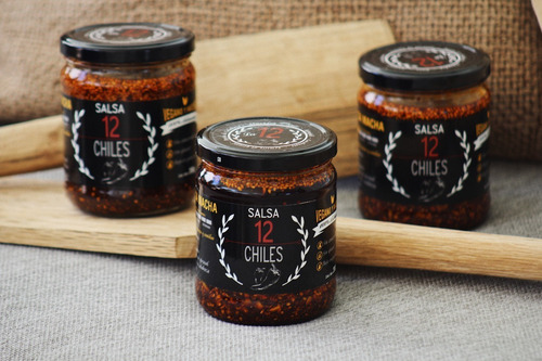Salsa Macha 12 Chiles 390g Artesanal Natural Sin Conservador