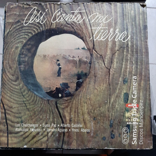 Vinilo Asi Canta Mi Tierra Interpretes Varios F4