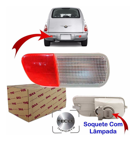 Lanterna Parachoque Neblina Re Pt Cruiser 06 07 08 09 10 L/e