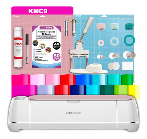 Cricut Maker 2 Kit + Button Press Kmc9