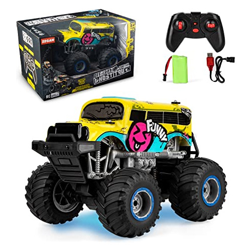 Coche De Juguete Monster Truck De Control Remoto, Gira ...