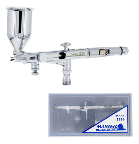 Master Airbrush Nuevo Sb86alta Precisin Dual-action Side-fee