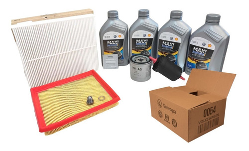 Imagem 1 de 10 de Kit Revisão Óleo Original 5w40 Up Tsi Novo Polo Virtus