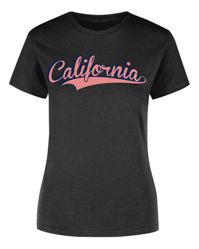 Playera Mujer California Letrero - California City - Moda