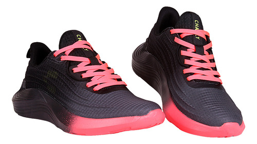 Tenis Mujer Deportivo Negro Charly 05004205