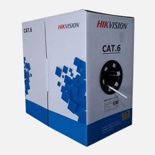 Bobina De Cable Cat6 305 Mts 100% Para Interiores Hikvision