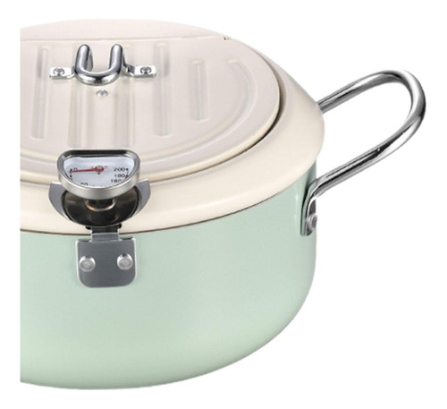 Deep Fryer Pot Soup Pot Frying Chicken Pot For Veggies Blue