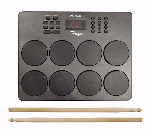Imagen 2 de 4 de Bateria Electronica Parquer Tipo Octapad Usb Midi 8 Pads