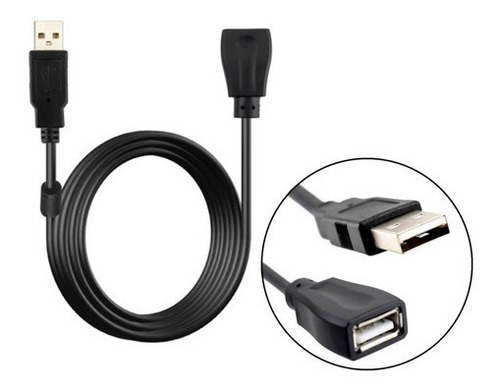 Cabo Extensor Usb 2.0 Macho X Femea 2 Metros Extensão Usb