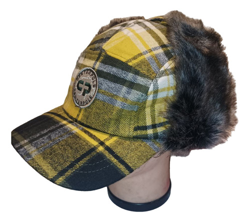 Gorra  Centerpole Tipo Ushanka Con Vicera  Hecha En Corea