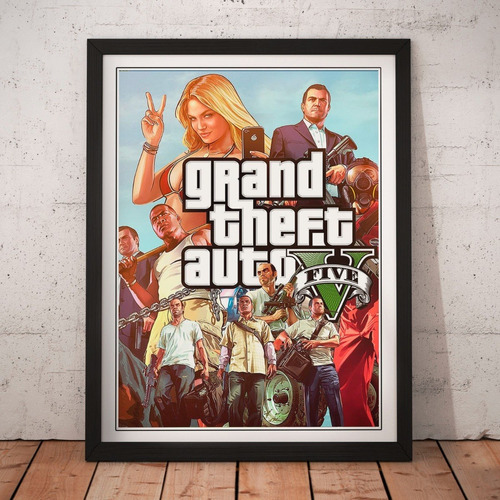 Cuadro Gamer - Grand Theft Auto - Gta V