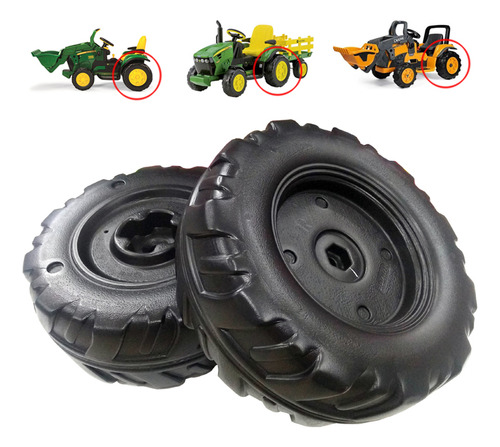 Kit 2 Rodas Traseiras John Deere Ground Force Ground Loader