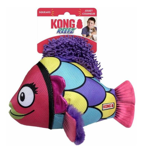 Kong Reefz Pez Colorido Peluche