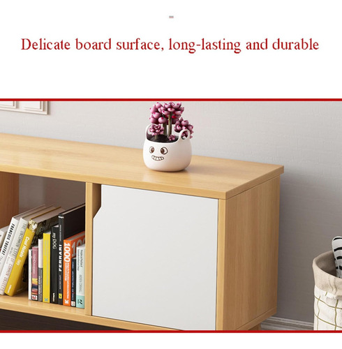 Vasoyo Gabinete Nórdico De Tv Simple Moderna Combinación De Mesa De Centro Hogar Sala De Estar Pequeño Apartamento Patas De Madera Maciza Gabinete De Tv Simple,140*30*38.5cm