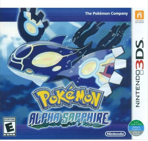 Pokemon Alpha Sapphire 3ds Mídia Física Novo Original