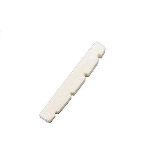 Musiclily Flat Bottom Slotted Bass Bone Nut Para 4 Cuerdas F