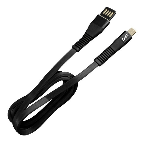 Cable Micro Usb Ghia Plano Reversible/bilateral Color Negro 