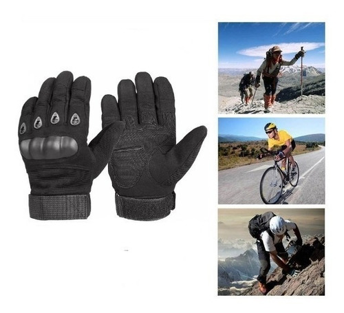 Guantes Tacticos Militares Moto Caceria Nudillo Duro