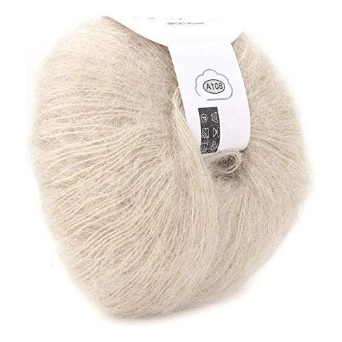 Hilo De Lana Para Tejer Hilo De Lana Largo De Mohair Suave,