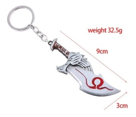 Imagem 4 de 5 de Chaveiro Kratos God Of War Lamina Do Caos / Blade Of Chaos