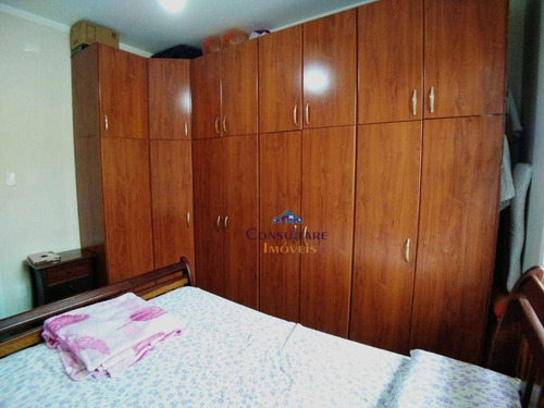Imagem 3 de 19 de Casa Com 3 Dormitórios À Venda, 88 M² Por R$ 410.000,00 - Macuco - Santos/sp - Ca1437