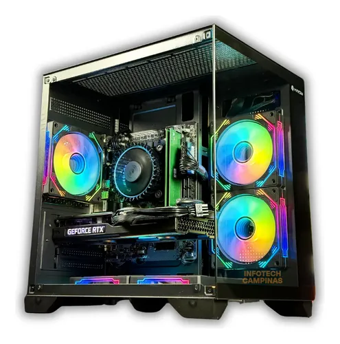 PC GAMER PRA QUEM PEDIU! COM RTX 4060 VAI RODAR O QUE VOCÊ PRECISAR TRANQUILAMENTE