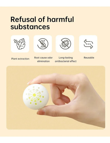 Desodorant Balls, Ambientadores Multifuncionales Con Aroma