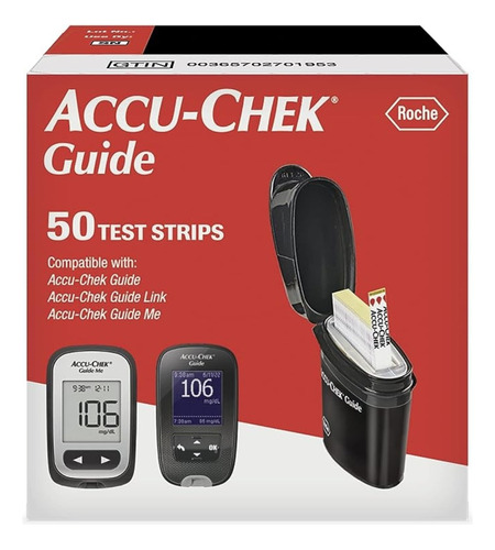 Accu-chek Guide - Tiras Reactivas Para Medir Glucosa En San.