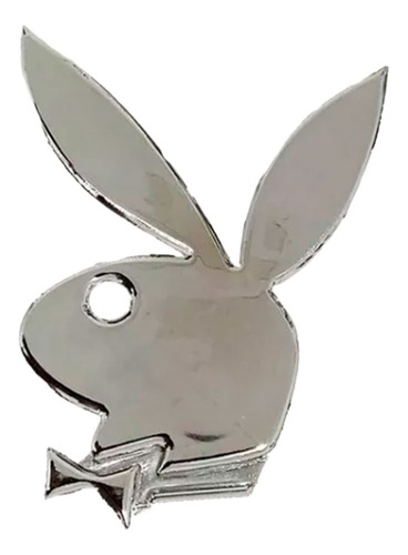 Emblema  ''conejito Playboy'' Cromado