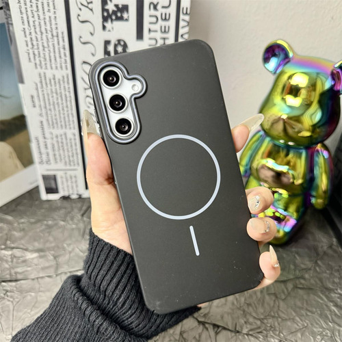 Funda Magnética Rígida Ultrafina De Lujo Para Samsung Galaxy S25 S24 S23 S22 Ultra Plus Fe Para Carga Inalámbrica