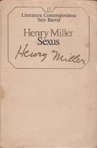 Sexus - Henry Miller