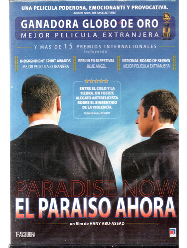 El Paraíso Ahora - Dvd Nuevo Original Cerrado - Mcbmi