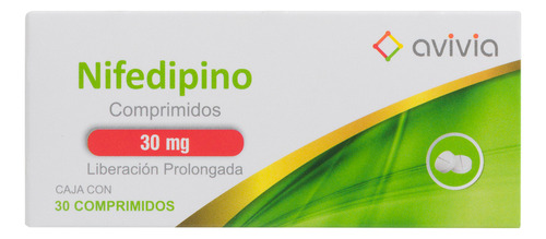 Nifedipino Avivia Nifedipino 30 Mg C/30 Comprimidos - AVIVIA PHARMA, S.A. DE C.V.