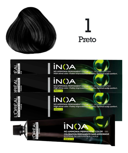 3 Unidades Coloração Inoa L'oréal | Escolha A Cor