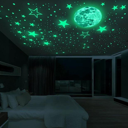 ' Brillan En La Oscuridad Estrellas Para Techo, 435pcs
