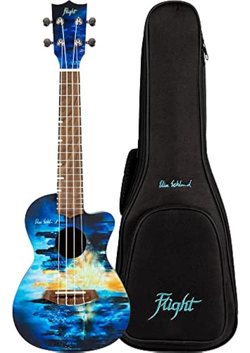 Ukeleles De Vuelo, Ukelele De 4 Cuerdas, Blue-multi Auc Cit