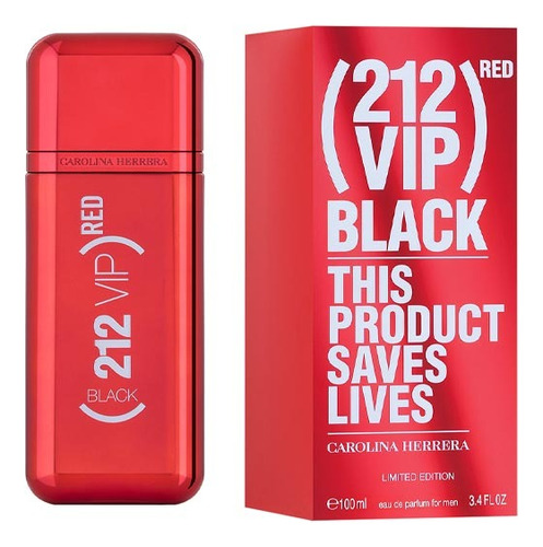 Perfume Hombre 212 Vip Men Black (red) Carolina Herrera Edp 