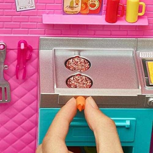 Barbie + Limusina Expandible Con 4 Hermanas + Accesorios