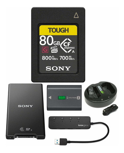 Tarjeta Memoria Tipo 80 Gb Lector Sony Mrwg2 Cfexpress Sd 4