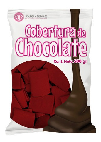 Cobertura De Chocolate Rojo 500grs Myd 4008-r