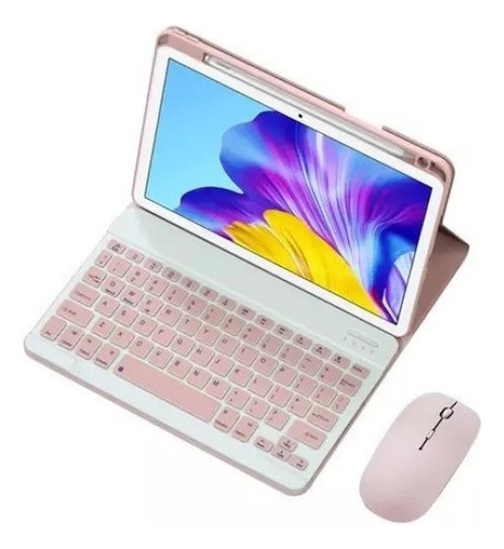 Funda Con Teclado Para Huawei Matepad T10 T10s Ratón Ñ H1017